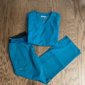 Grey’s Anatomy Blue Scrub Set
